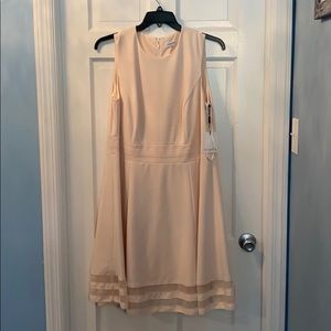 Blush pink Calvin Klein dress